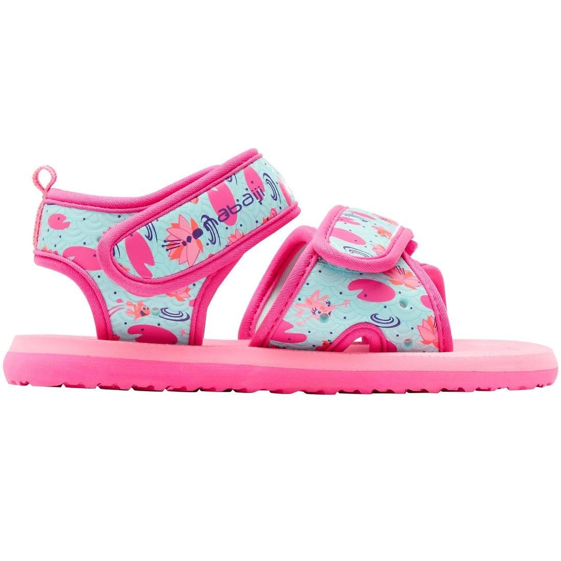 Baby swimming Sandals - flamingo print, Deep Blue, No Color, large image number 13
