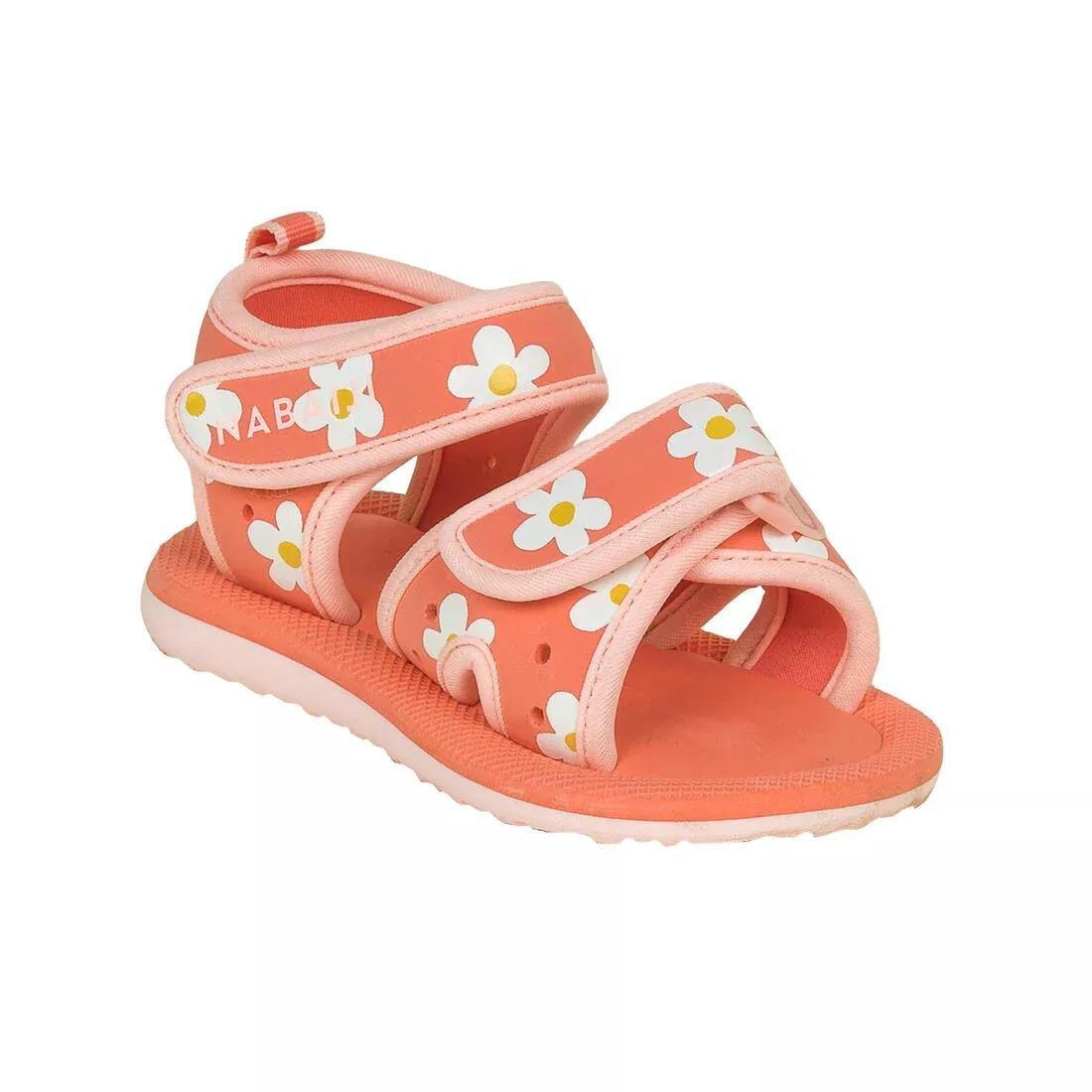Baby swimming Sandals - flamingo print, Deep Blue, , large image number 14