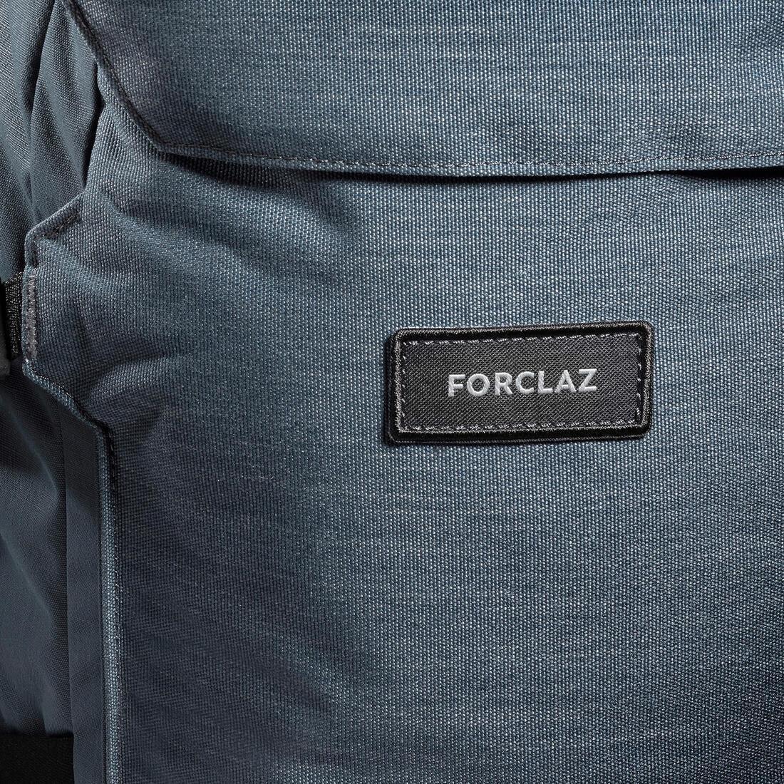 Women Suitcase-Style Opening Travel Backpack 50+6 L - Travel 900, Grey, No Color, large image number 8