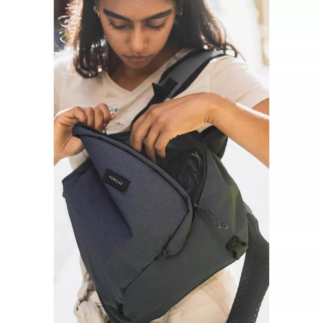 Women Suitcase-Style Opening Travel Backpack 50+6 L - Travel 900, Grey, No Color, large image number 14