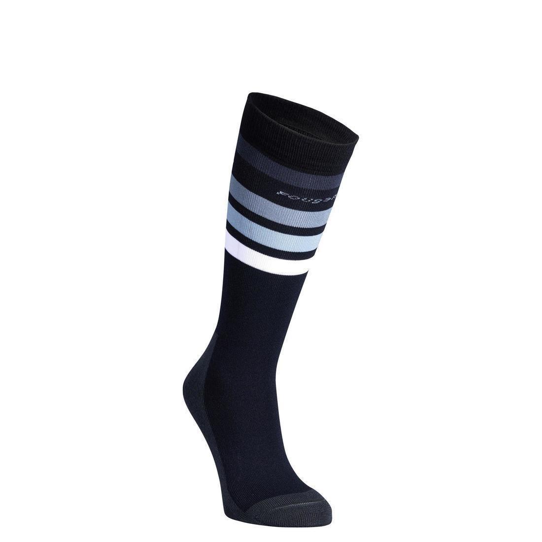 Basic Jr Brown Socks, Deep Navy Blue, No Color, medium
