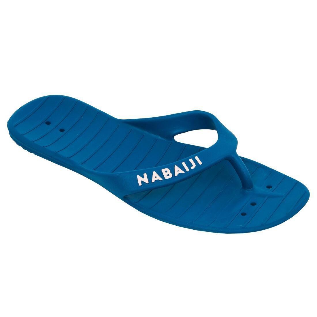 Women Pool Flip-Flops Tonga 100 Basic, Blue, , large image number 2