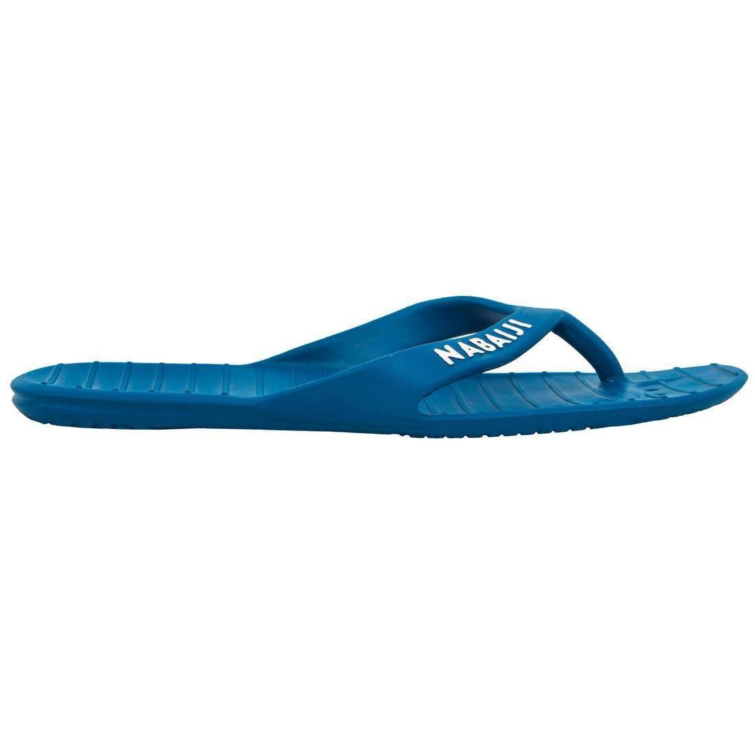 Women Pool Flip-Flops Tonga 100 Basic, Blue, , large image number 3