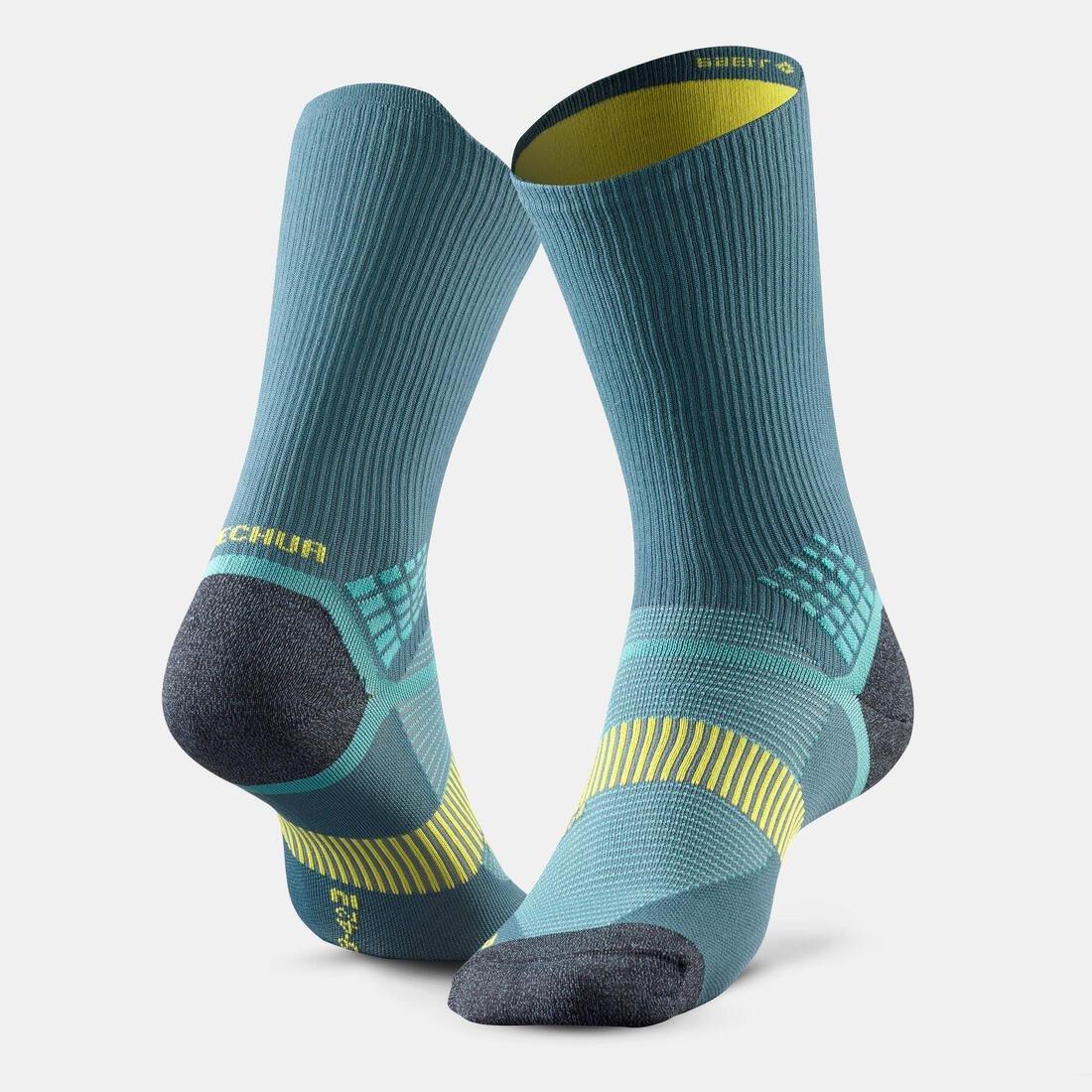 Unisex Hiking Socks - Hike 520 Double High - X 2 Pairs, Blue, , large image number 6