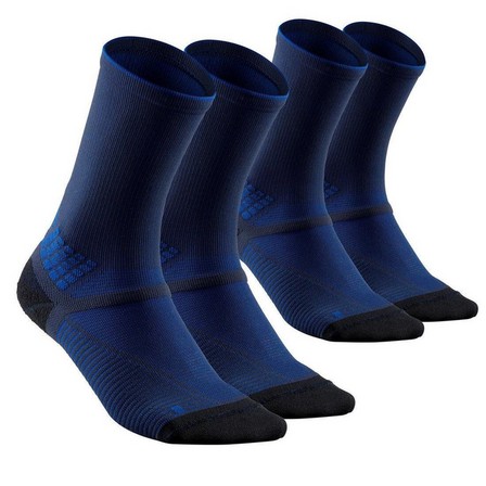 QUECHUA - Hiking Socks - MH500 High X2 Pairs, Dark Blue