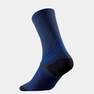 QUECHUA - Hiking Socks - Mh500 High X2 Pairs, Carbon Grey
