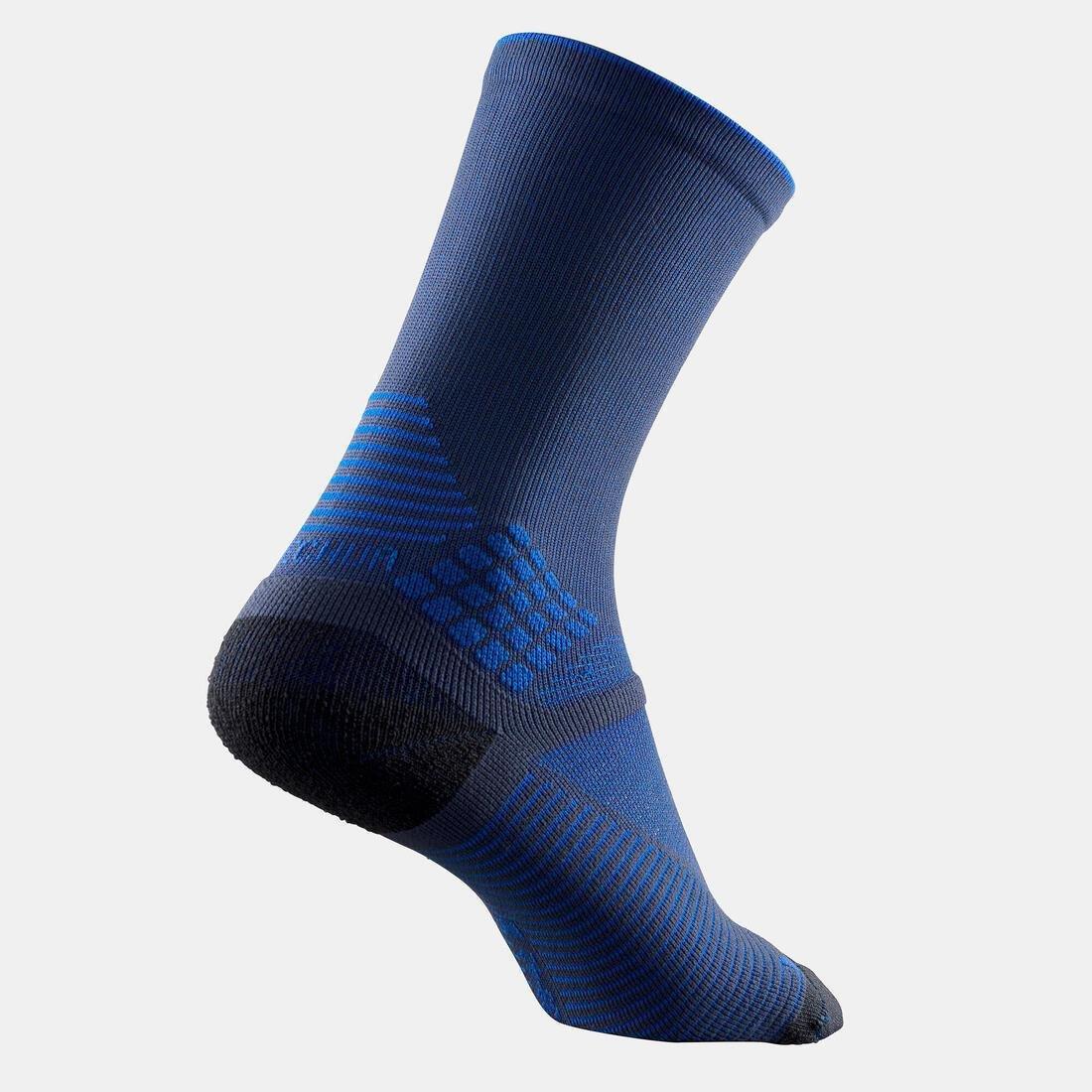 Hiking Socks - Mh500 High X2 Pairs, Carbon Grey, , large image number 8