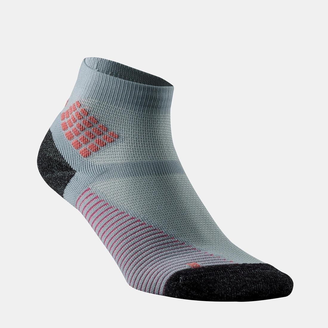 Unisex Hiking Socks - Mh500 Mid X2 Pairs, Black, , large image number 14