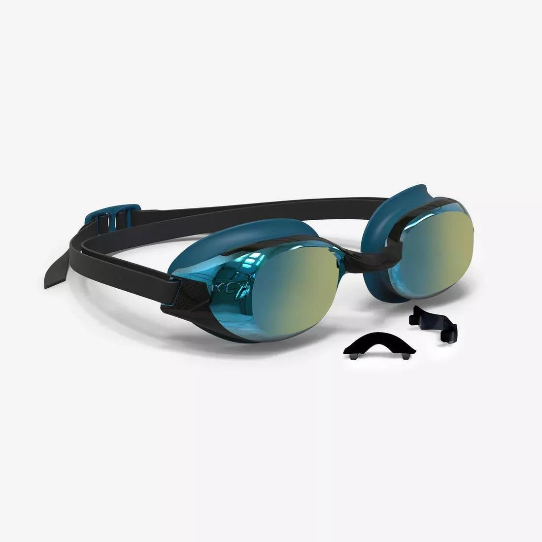 NABAIJI - Swimming Goggles Bfit Mirror Lenses - Blue/Black