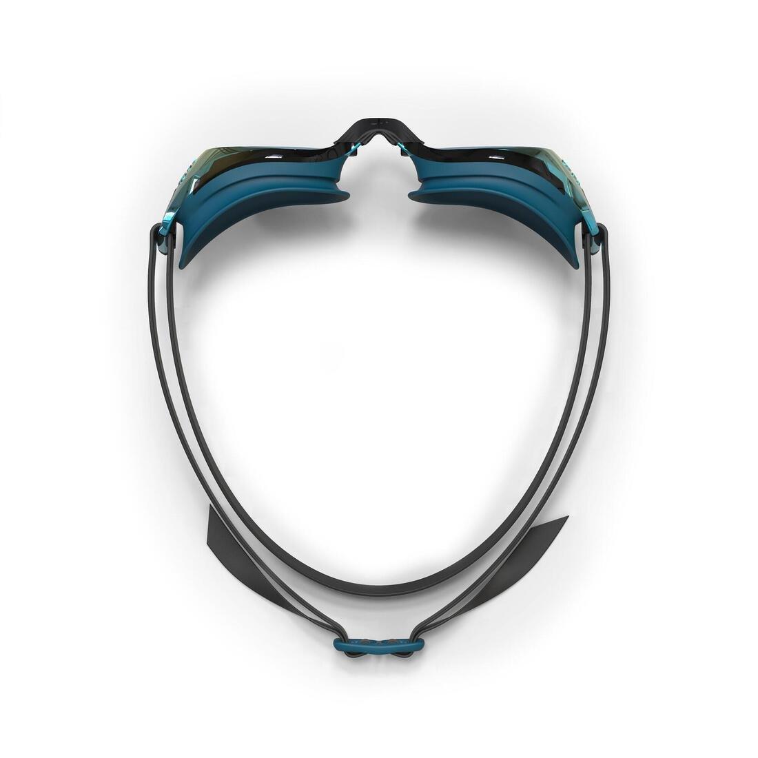 Swimming Goggles Bfit Mirror Lenses - Blue/Black, No Color, large image number 3