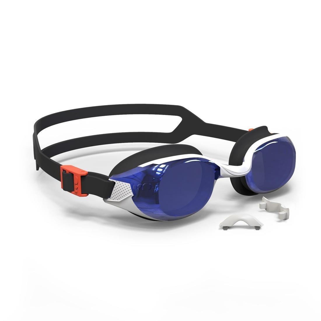 Swimming Goggles Bfit Mirror Lenses - Blue/Black, No Color, large image number 8