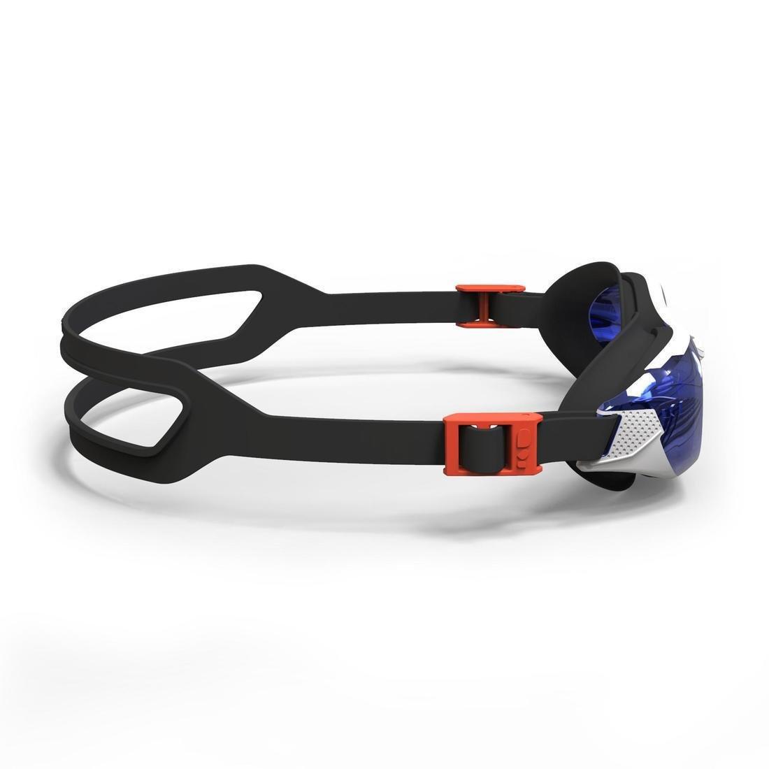 Swimming Goggles Bfit Mirror Lenses - Blue/Black, No Color, large image number 10