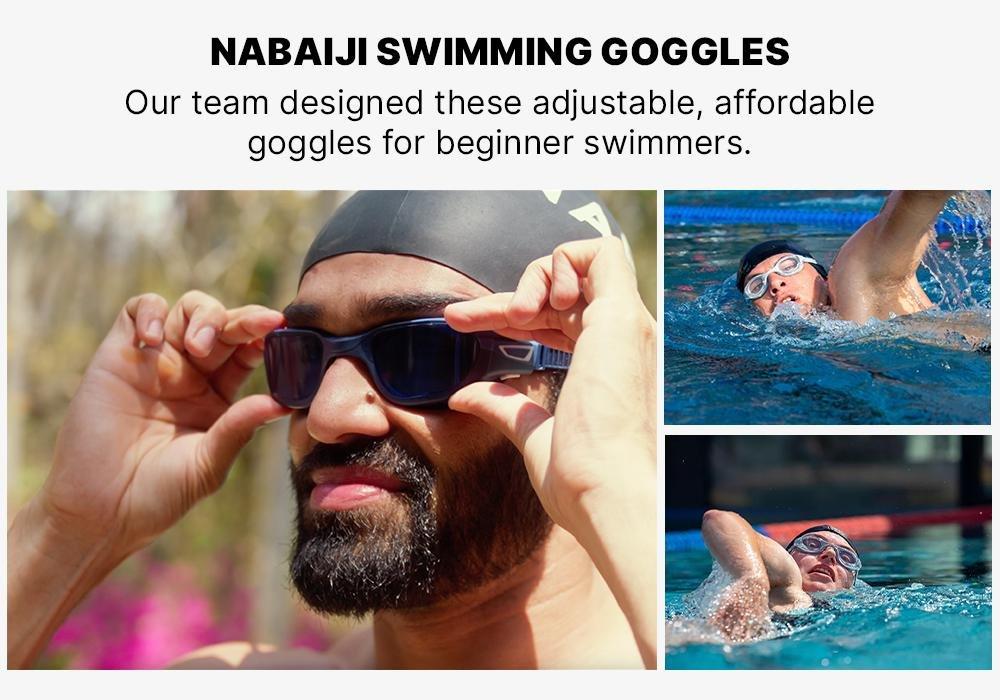 Unisex Ready 100 Swimming Goggles, Grey, No Color, large image number 13