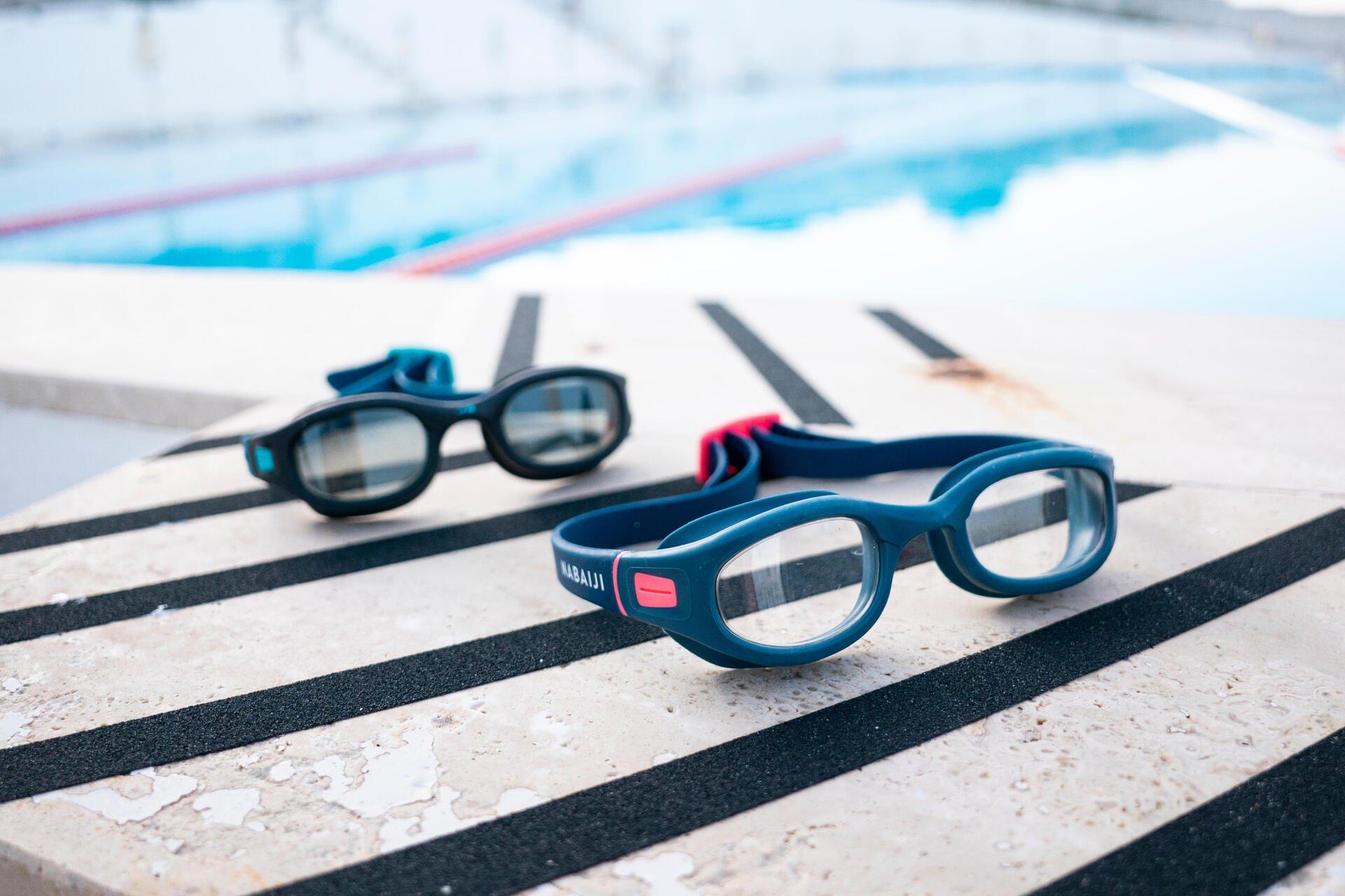 Swimming Goggles Soft - 100 Size L, Navy, No Color, large image number 4