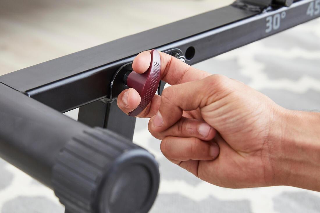 Folding Incline Decline Abs Weight Training Bench 500, No Color, large image number 14