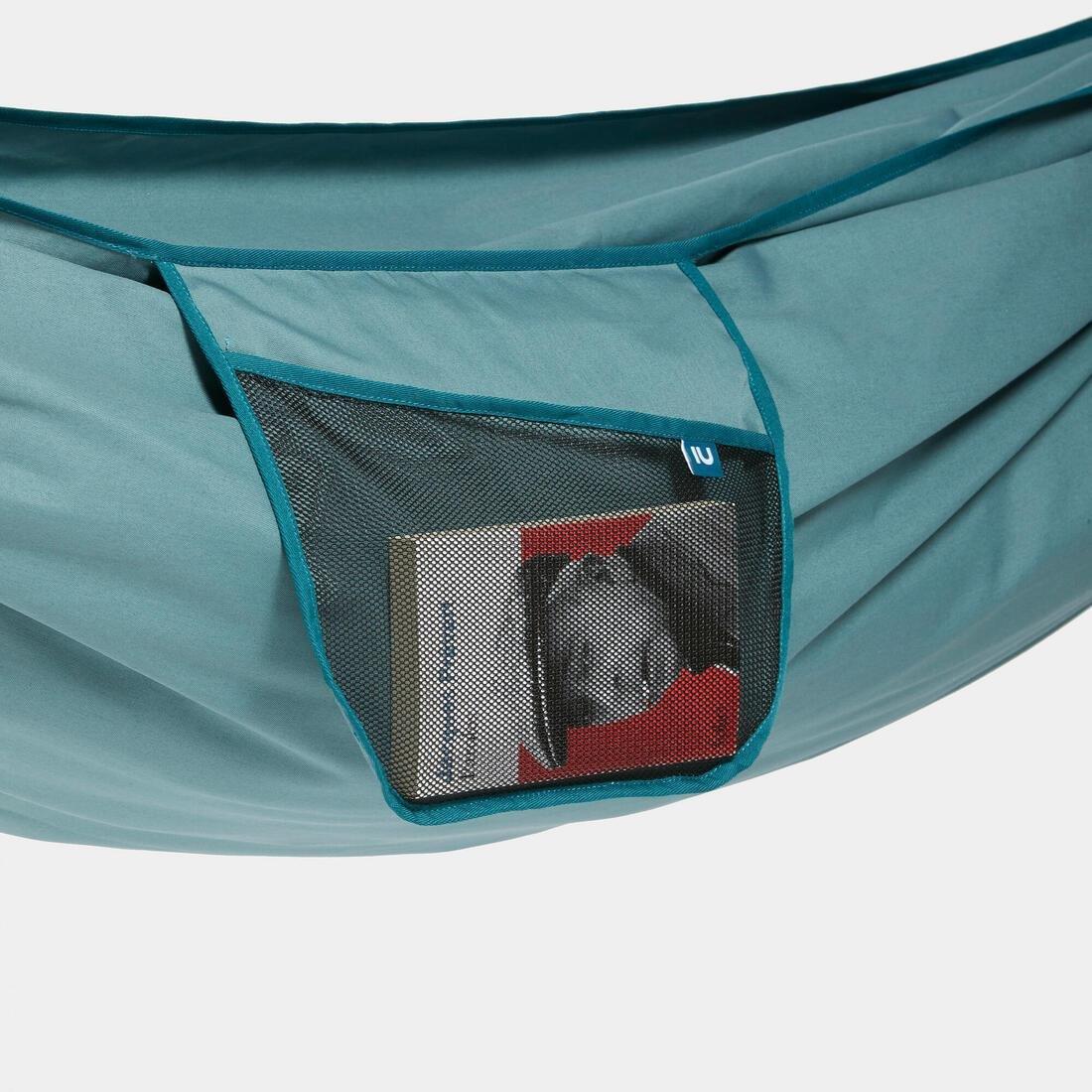 Two-Person Polycotton Hammock - Ultim Comfort 350 X 180 Cm - 2 Person, Green, No Color, large image number 4