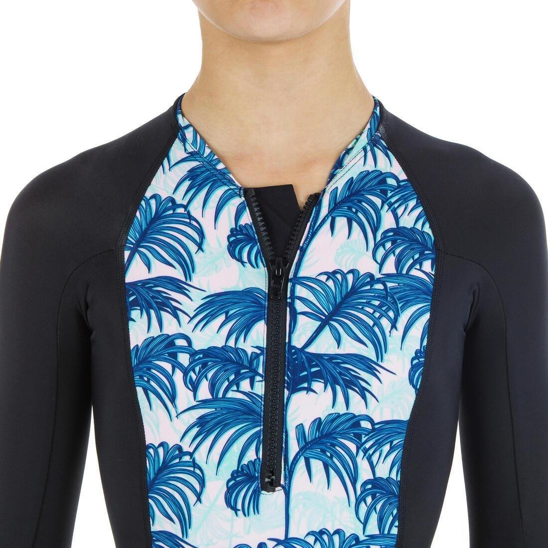 One-Piece Long-Sleeve Swimsuit, Pink, , large image number 3