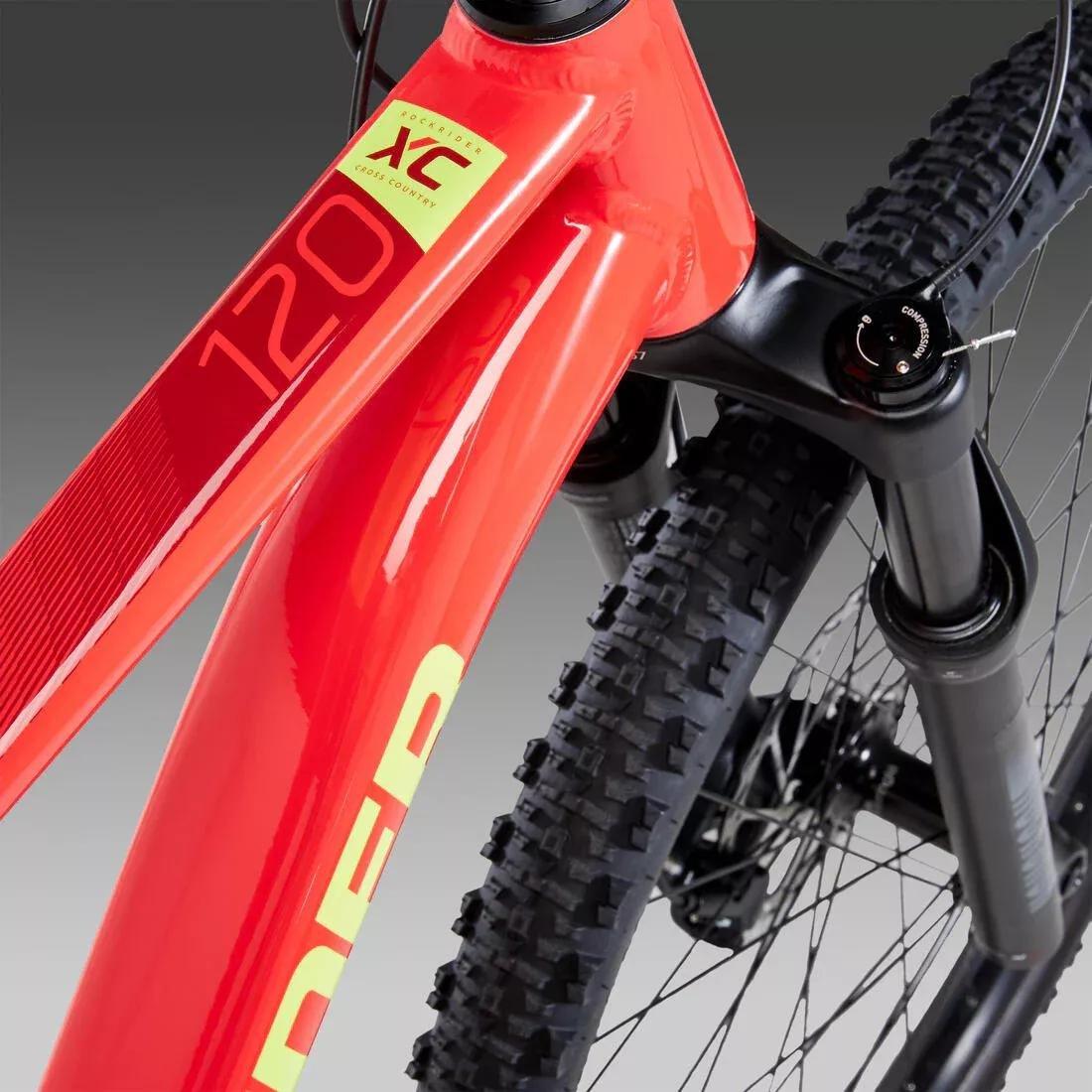 RED 29 Inch MOUNTAIN BIKE ROCKRIDER XC 120 SRAM NX - RED, No Color, large image number 5