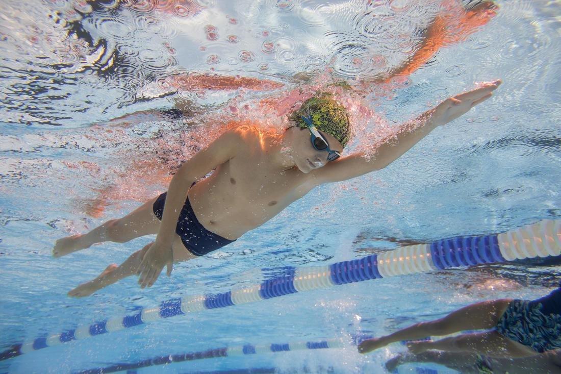 Silicone Mesh Swim Cap Size S - Print Wozboy, Pink, No Color, large image number 7