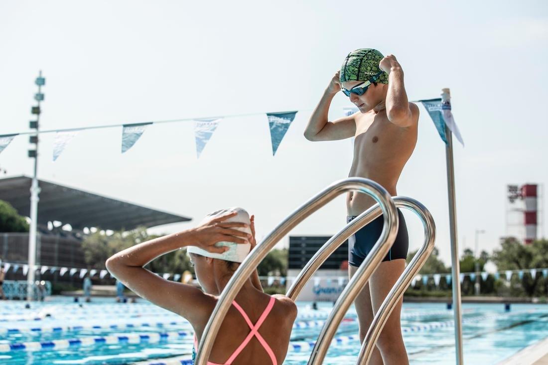 Silicone Mesh Swim Cap Size S - Print Wozboy, Pink, No Color, large image number 10