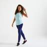 DOMYOS - Energy Womens Printed Cardio Fitness Tank Top, Blue
