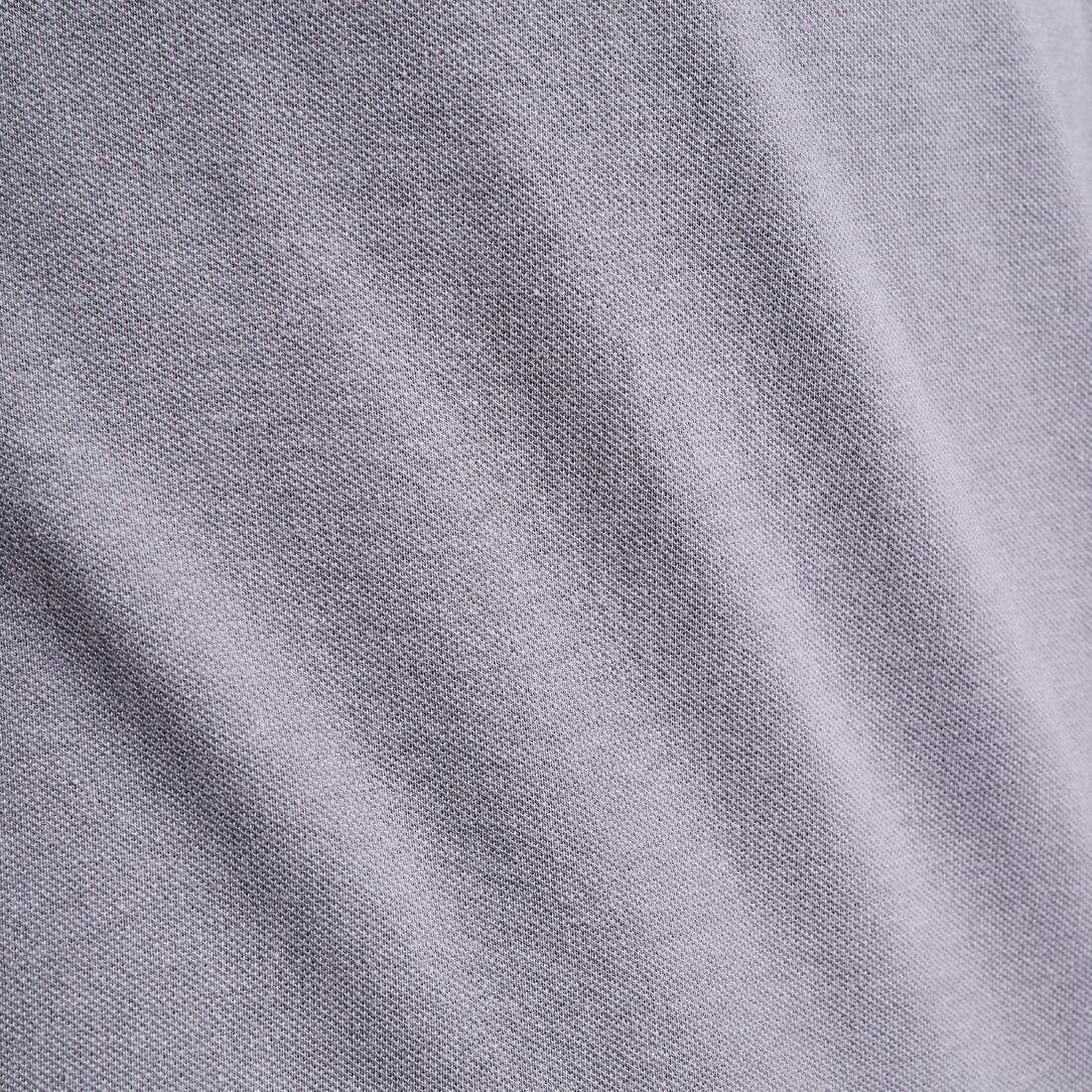 Men Golf Cotton Short Sleeve Polo Shirt - MW100, Grey, No Color, large image number 9