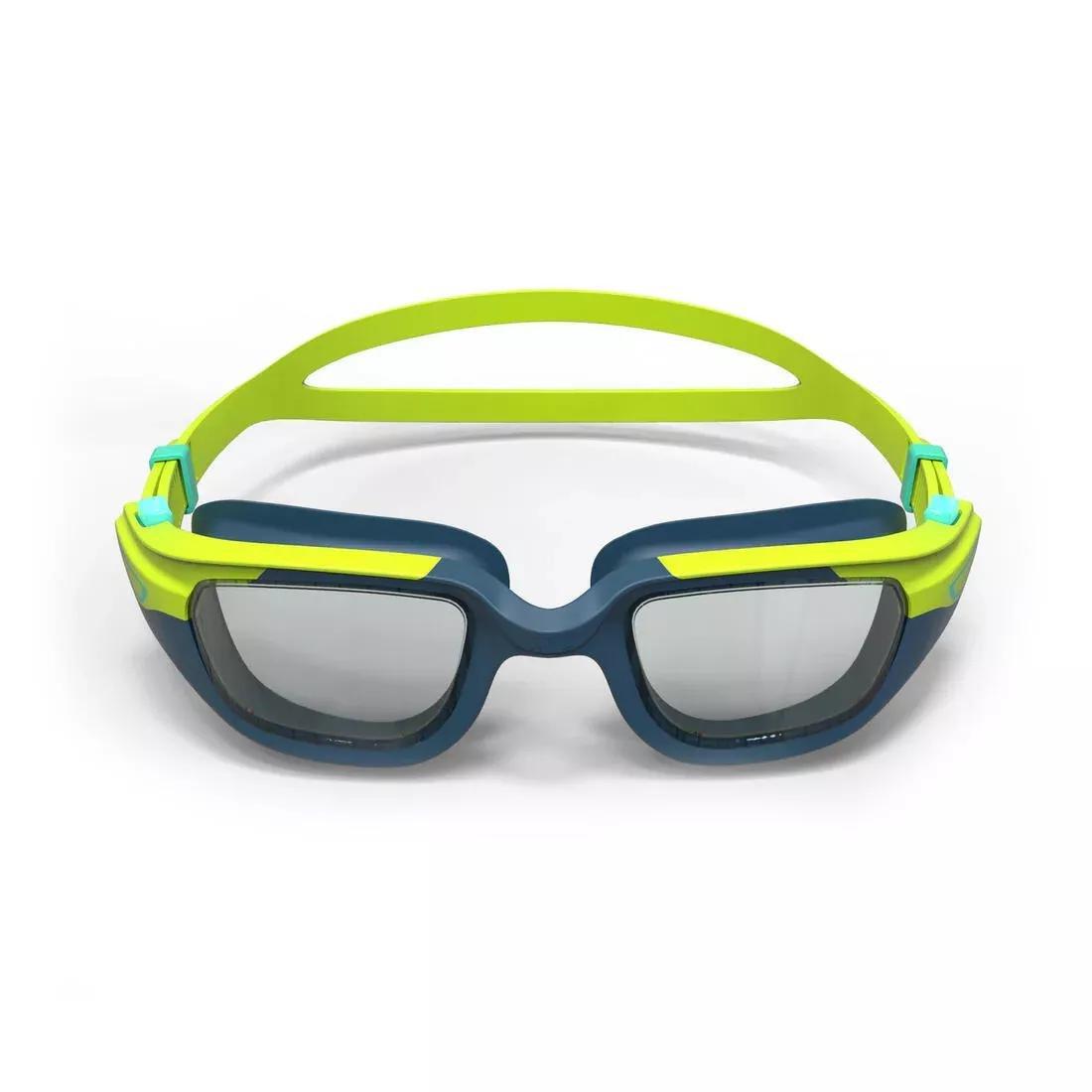Kids Swimming Goggles Spirit Smoked Lenses, Caribbean Blue, No Color, large image number 1