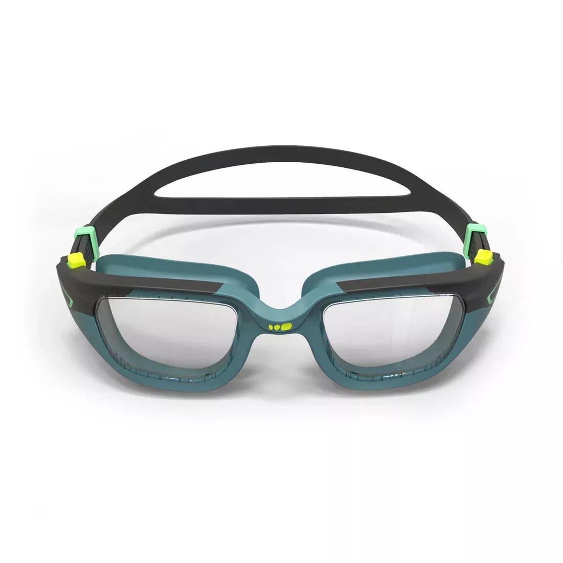Kids Swimming Goggles Spirit Smoked Lenses, Caribbean Blue, No Color, large image number 6