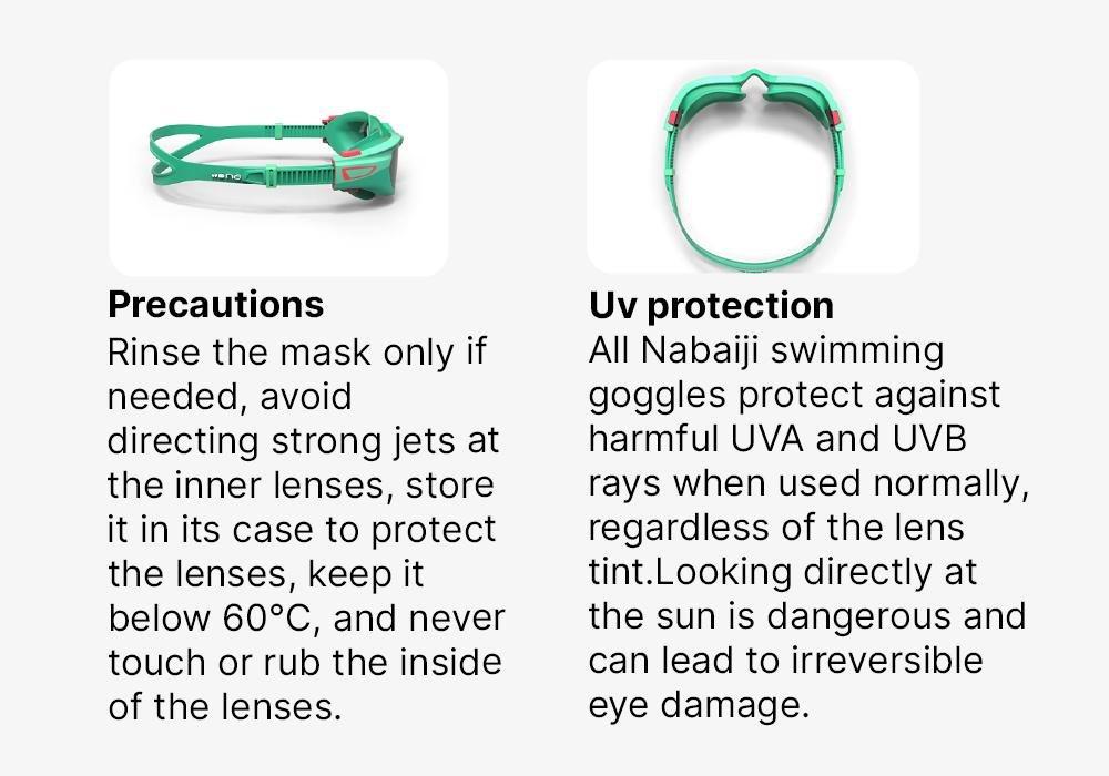 Kids Swimming Goggles Spirit Smoked Lenses, Caribbean Blue, No Color, large image number 17