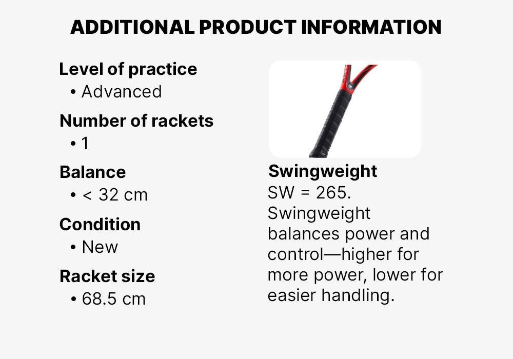 Tennis Racket Tr990 Power 285G, Black, , large image number 7