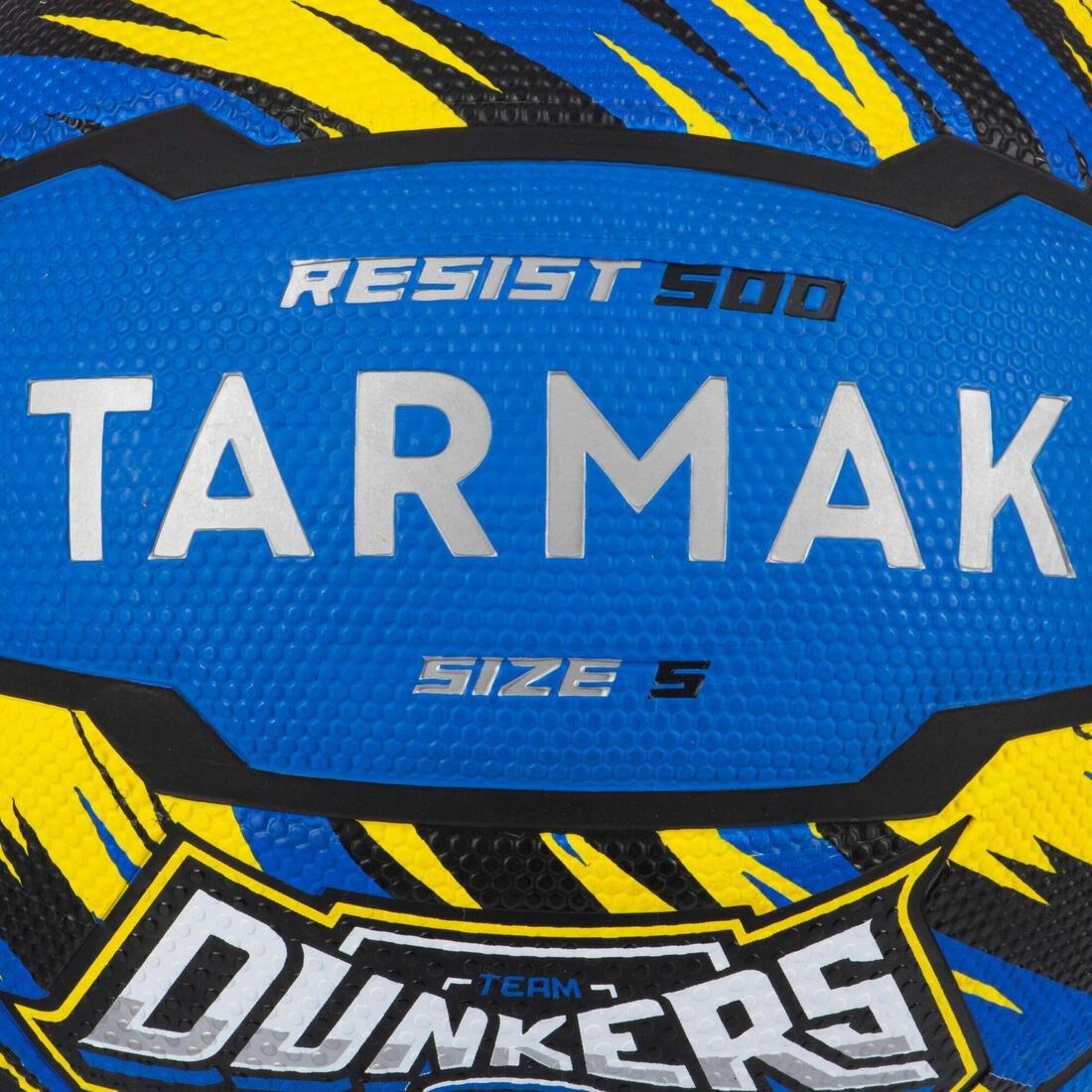 Kids' Beginner Basketball R500, Hydrangea Blue, No Color, large image number 1