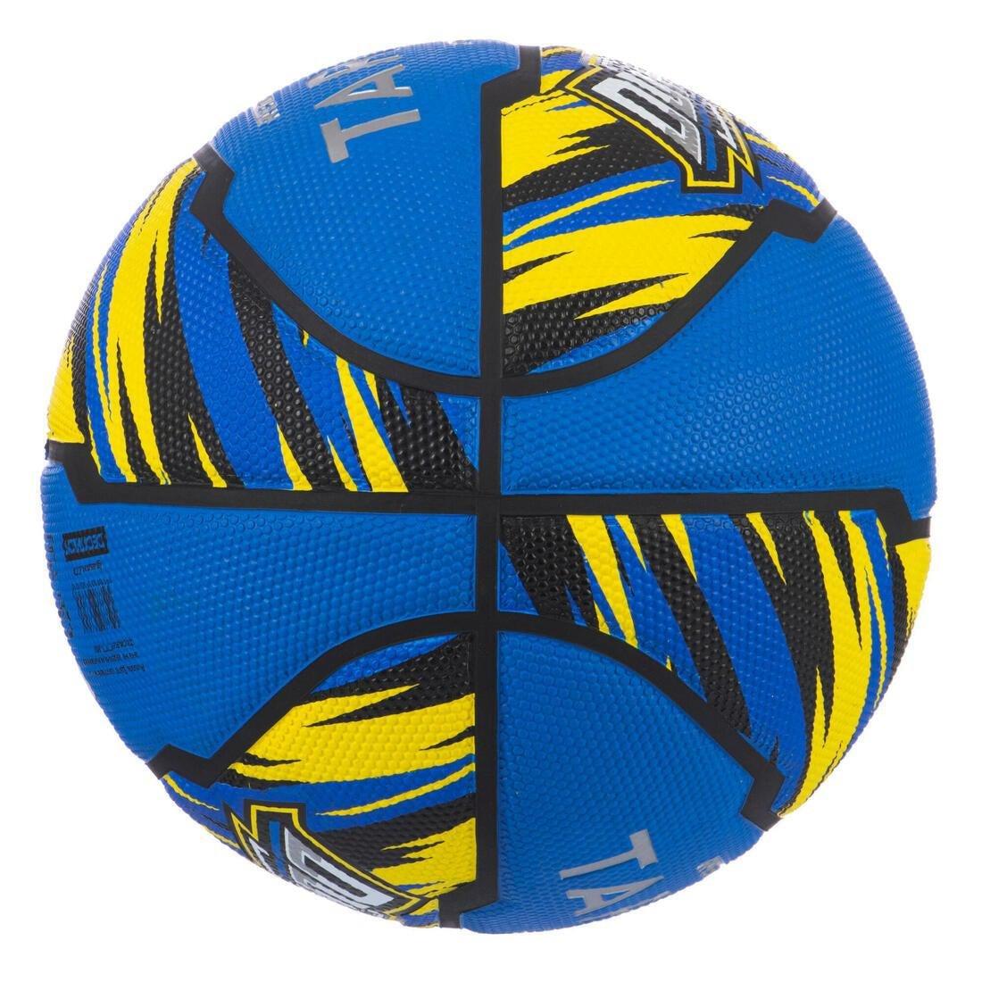 Kids' Beginner Basketball R500, Hydrangea Blue, No Color, large image number 2