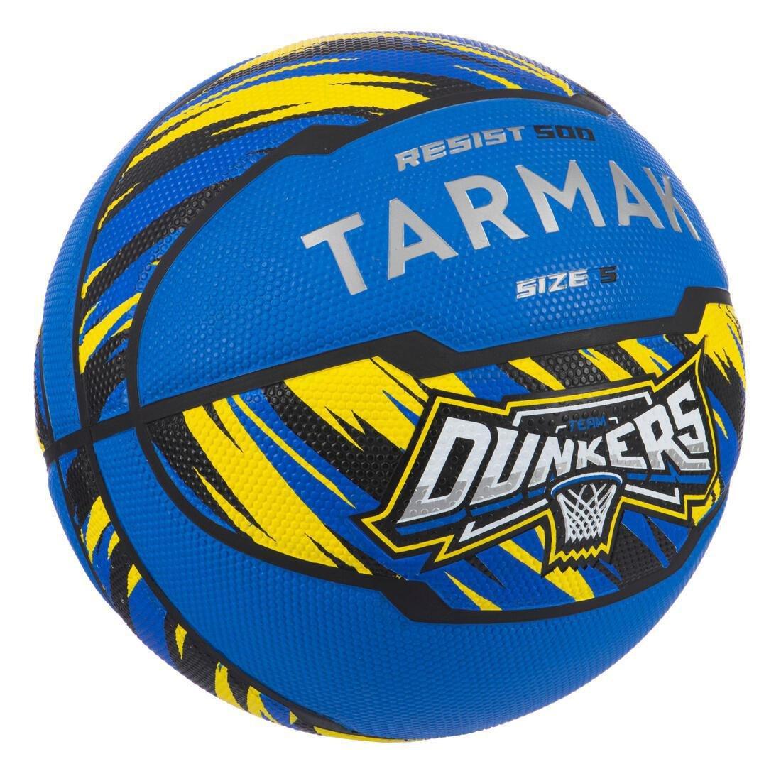 Kids' Beginner Basketball R500, Hydrangea Blue, No Color, large image number 13