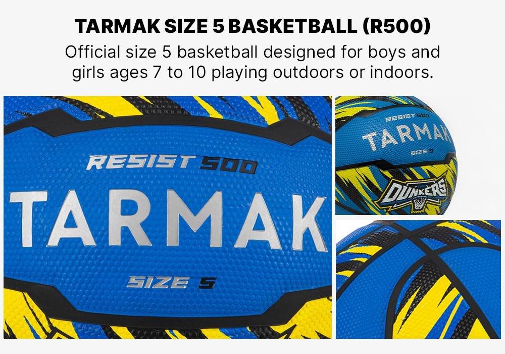 Kids' Beginner Basketball R500, Hydrangea Blue, No Color, large image number 18