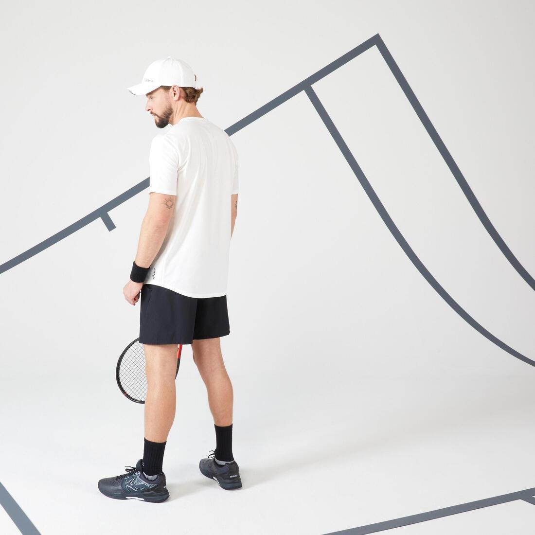 Men Tennis T-Shirt Tts Soft, Beige, , large image number 2