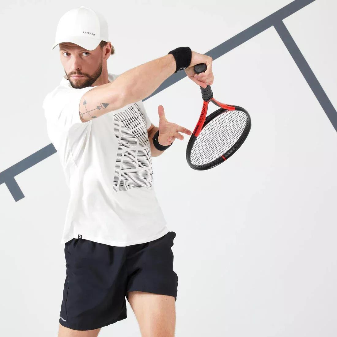 Men Tennis T-Shirt Tts Soft, Beige, , large image number 10