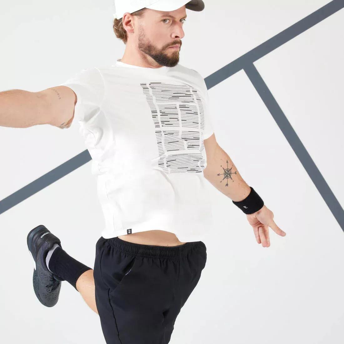 Men Tennis T-Shirt Tts Soft, Beige, , large image number 12