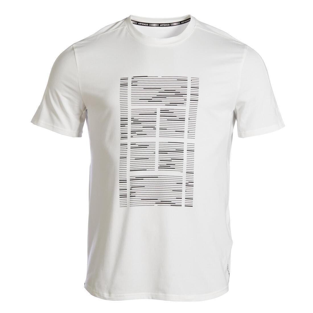 ARTENGO - Men Tennis T-Shirt Tts Soft, Beige