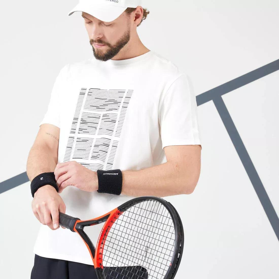 Men Tennis T-Shirt Tts Soft, Beige, , large image number 14