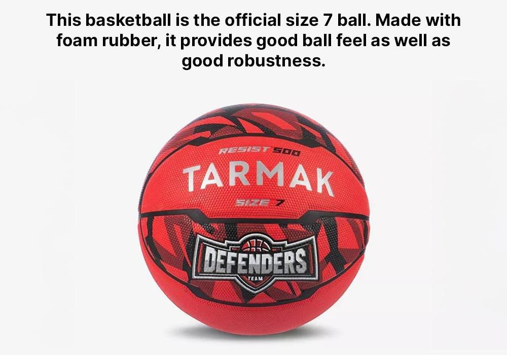 Men's Beginner Basketball R500, No Color, large image number 18
