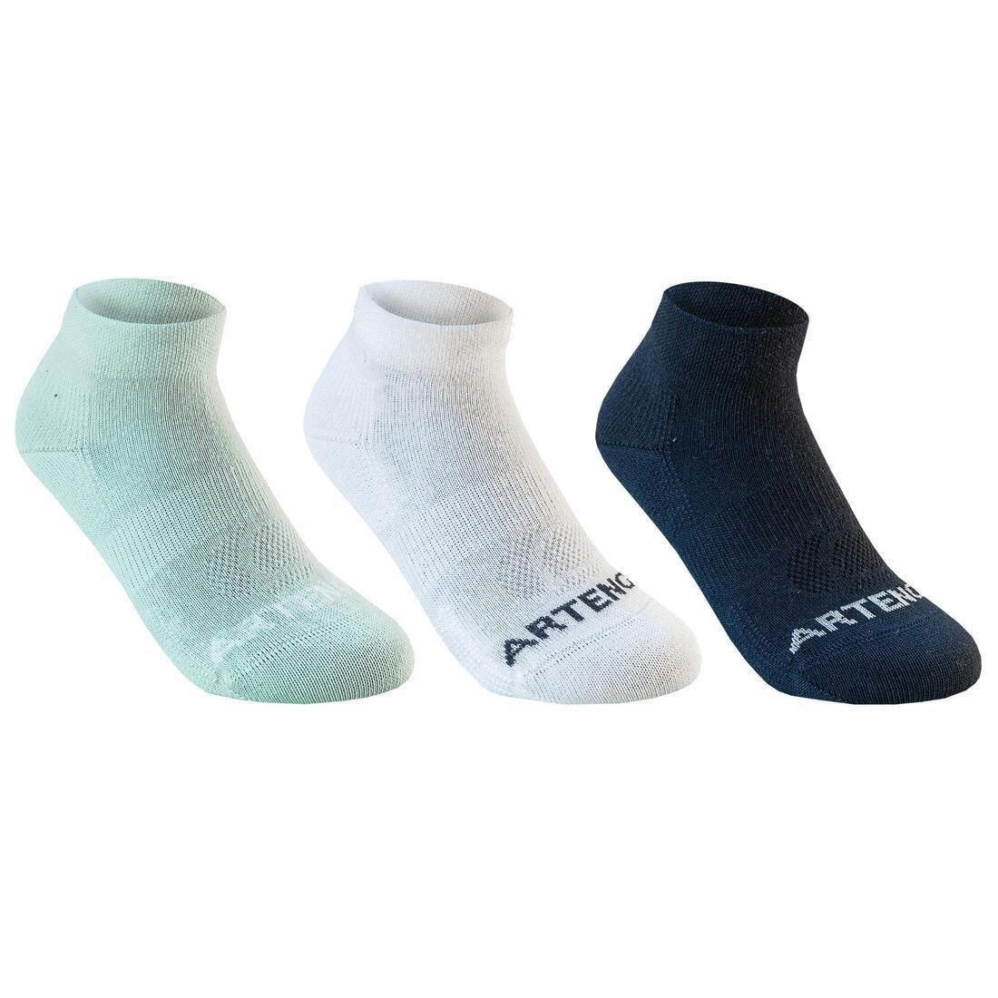 Kids Mid Sports Socks - Tri-Pack RS 160, Yellow, , medium