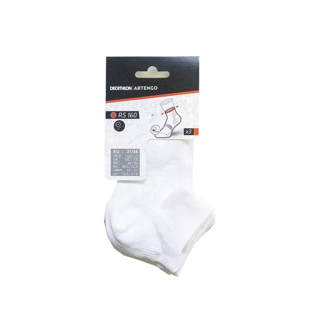 Kids Mid Sports Socks - Tri-Pack RS 160, Yellow, , large image number 5
