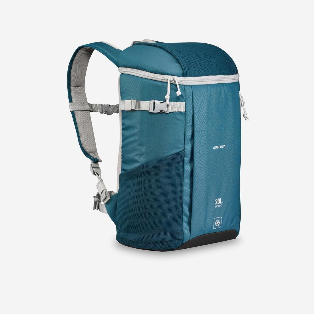 QUECHUA - Isothermal Backpack 20 L - Nh100 Ice Compact, Blue