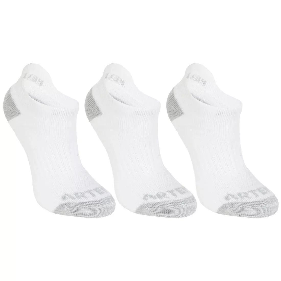 Pack of 3 Tennis Socks RS 160, White, , large image number 0