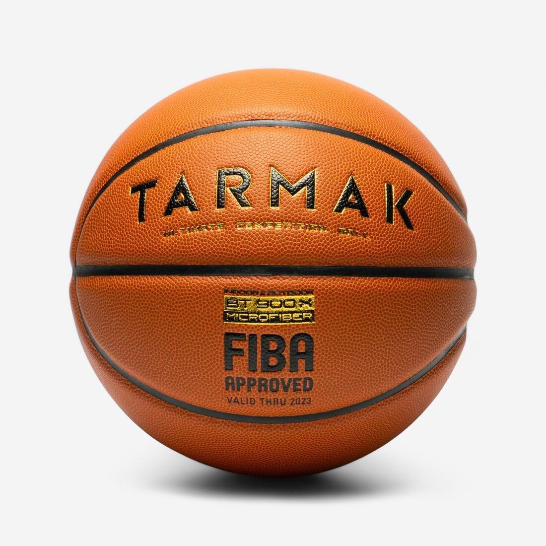 Size 7 Fiba Basketball Bt900 Grip, Orange, No Color, medium