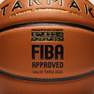 TARMAK - Size 7 Fiba Basketball Bt900 Grip, Orange