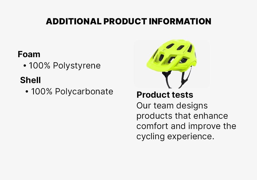 Mountain Bike Helmet St 500, Fluo Lime Yellow, , large image number 16