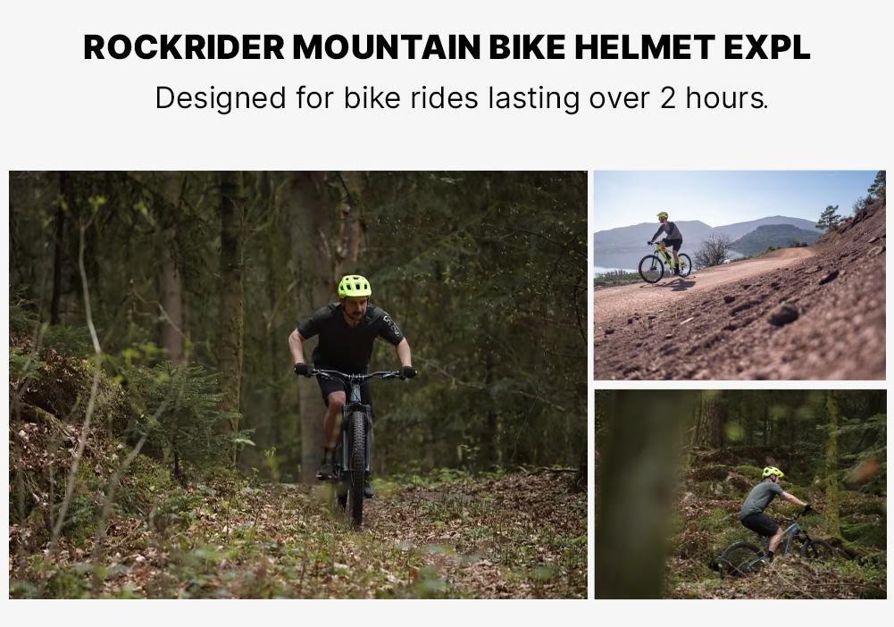 Mountain Bike Helmet St 500, Fluo Lime Yellow, , large image number 18