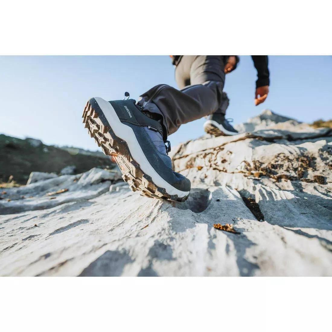 Men Waterproof Hiking Shoes - Mh500, Blue, , large image number 2