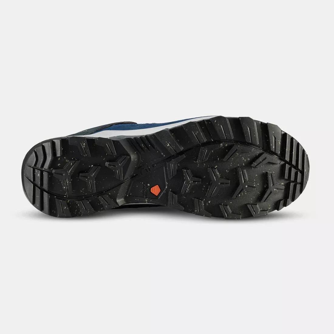 Men Waterproof Hiking Shoes - Mh500, Blue, , large image number 4
